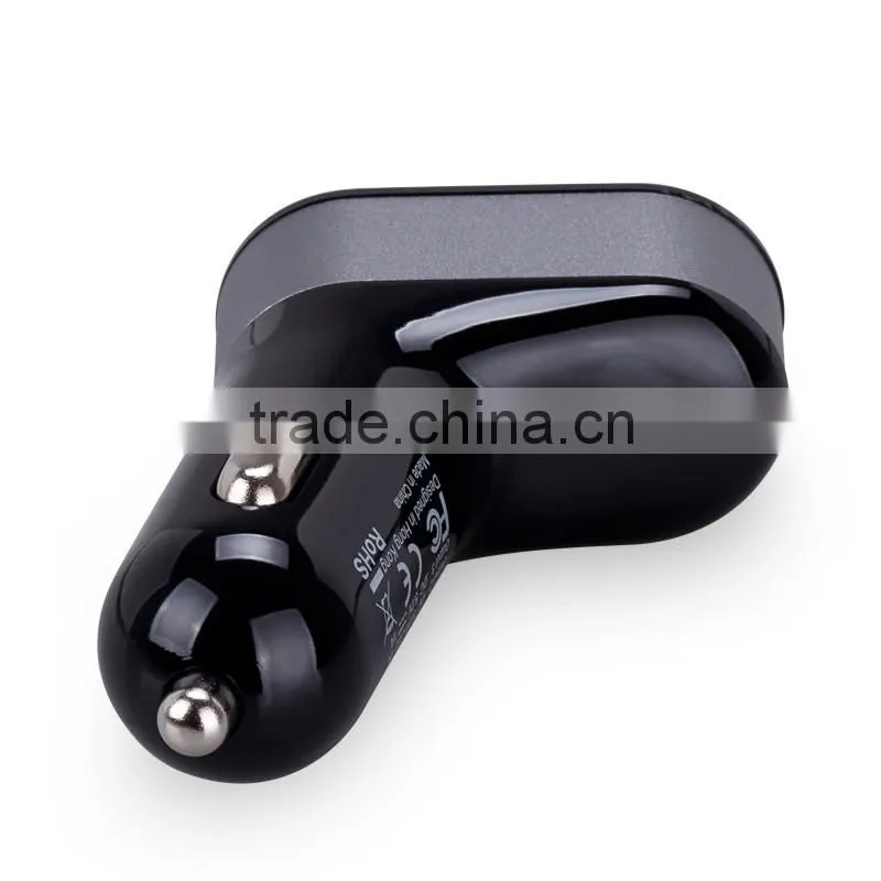 Momax XC Series 2.4A Quick Charging 3 USB Ports Car Charger for iPhone/ Android Mobile Phone Fashion Car Charger MT-5677