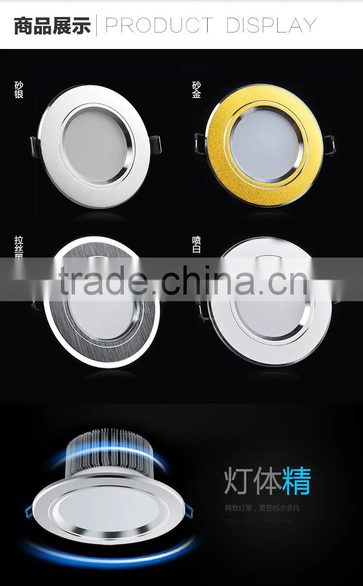 LED Ceiling Lamp Lights 3W 5W 7W 9w 12w 15w 18w Led Downlight Factory Sales AC85-265V