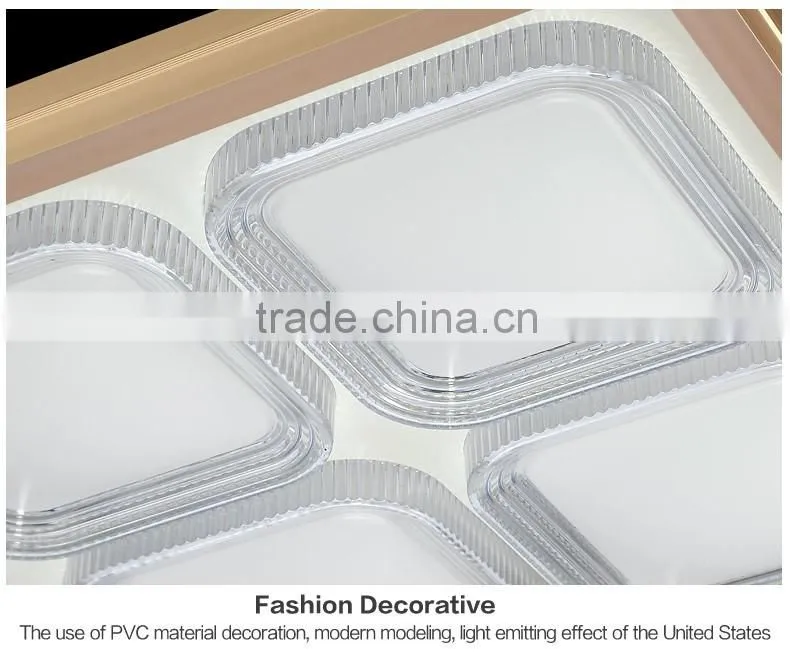 2016 New Design square aluminum led ceiling light 750X750mm