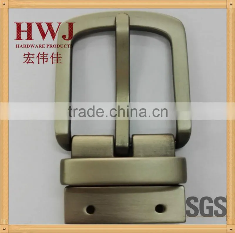 Fashion reversible twist alloy belt buckle