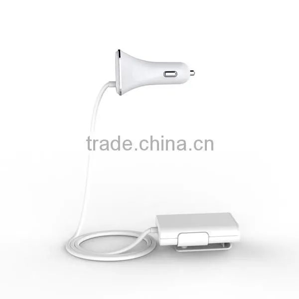REYON portable mobile phone dc 12v-24v input 4 port car charger for iphone 6s