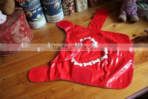 waterproof and breathable PU pet dog clothes
