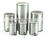 Stainless steel step bin