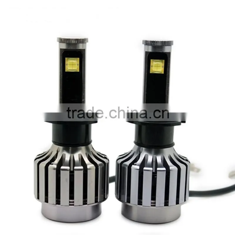 2016 Newest Cooling Fan System DC 12-24V LED Headlight Car H7 LED Headlight , High Power LED Headlight