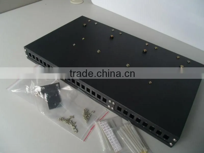24 FC Cores Fixed rack mounting 1U Fiber Optical Distribution Frame(ODF)