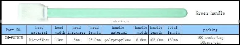 High performance cleaning swabs for digital camera for oem