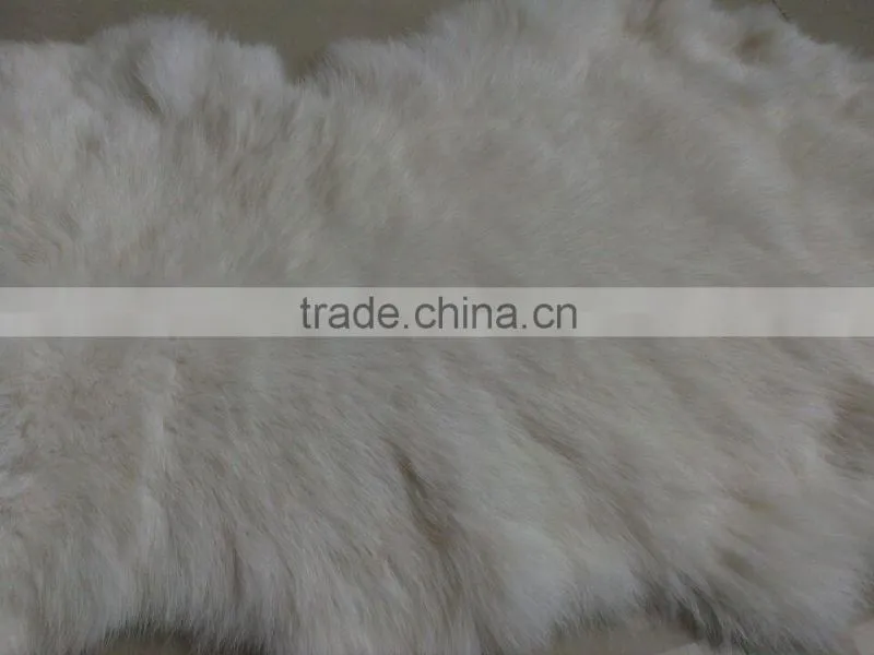 100% Genuine rabbit fur skin for garment accessories
