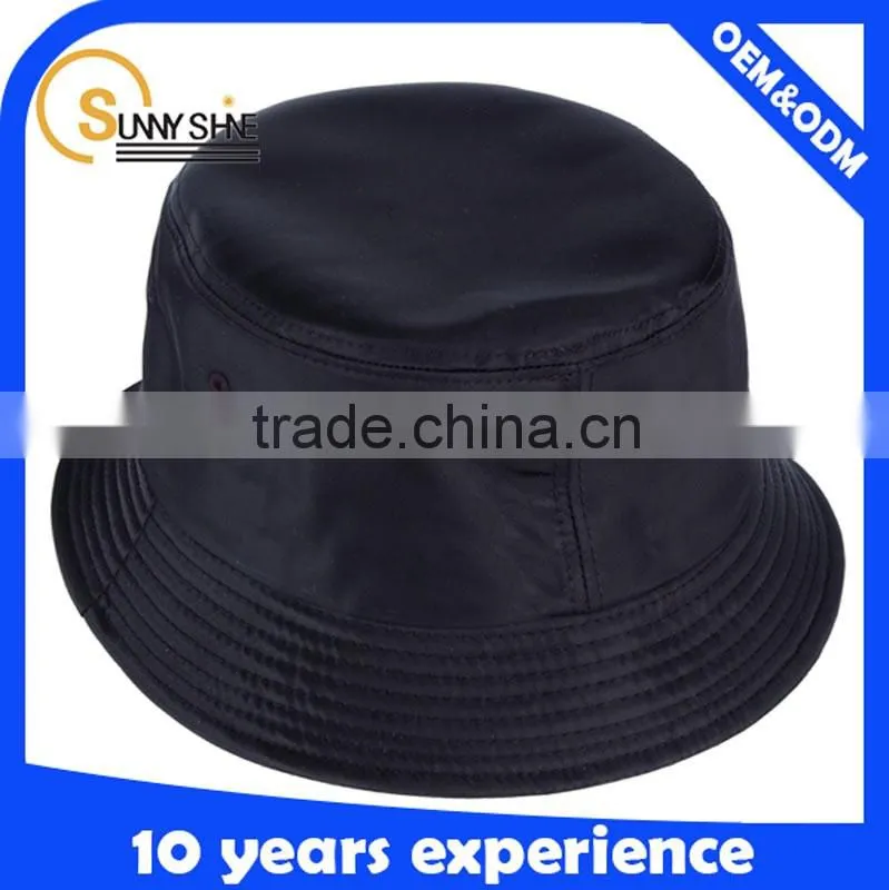 Bao Ding Sunny Shine Custom High Quality Leather Bucket Hat Wholesale