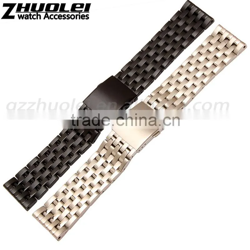 24|26|28|30mm Stainless steel bracelet wristbands waych band