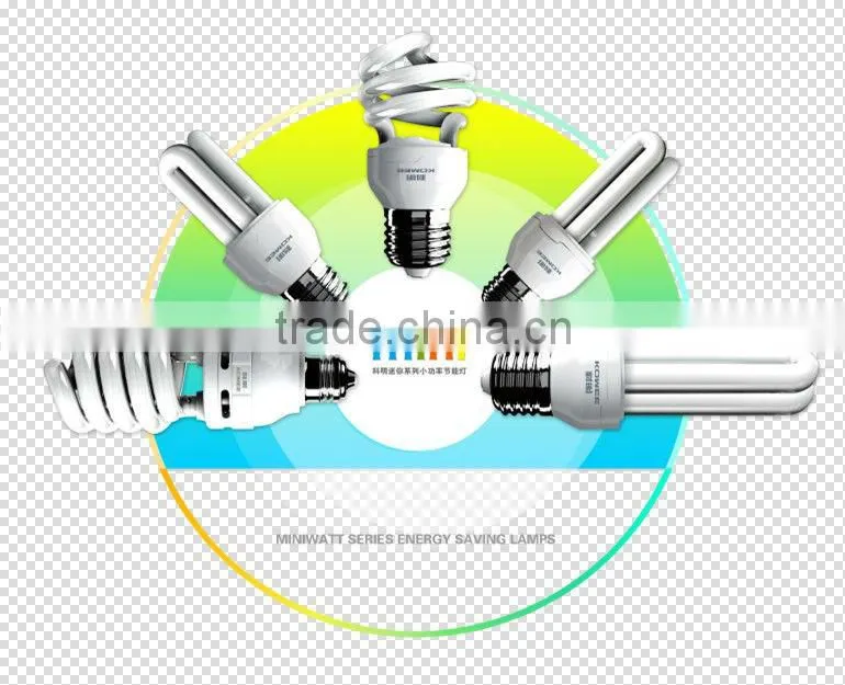 Mini Half Spiral Energy Saving Lamp 9W/11W/15W/20W/24W