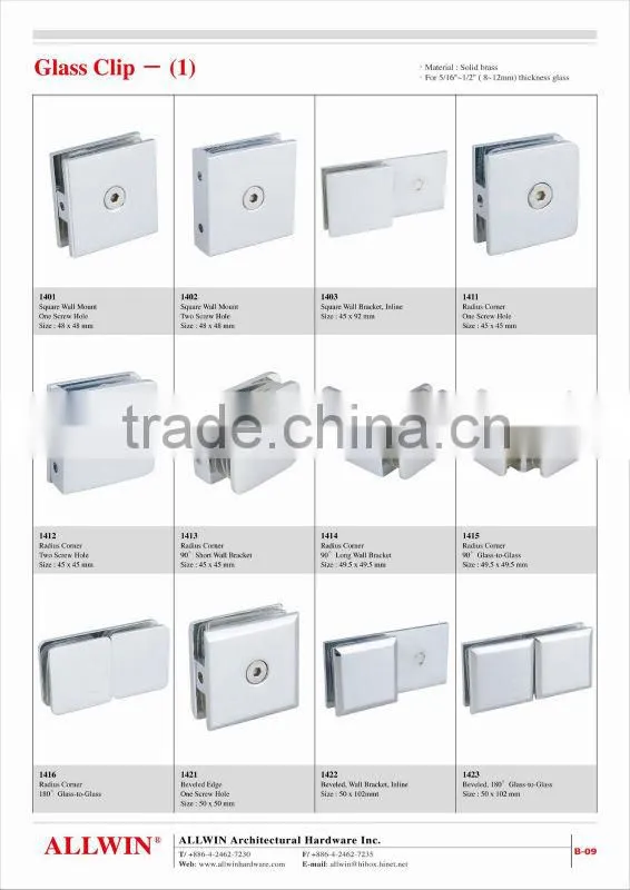 Flat base Glass clamp