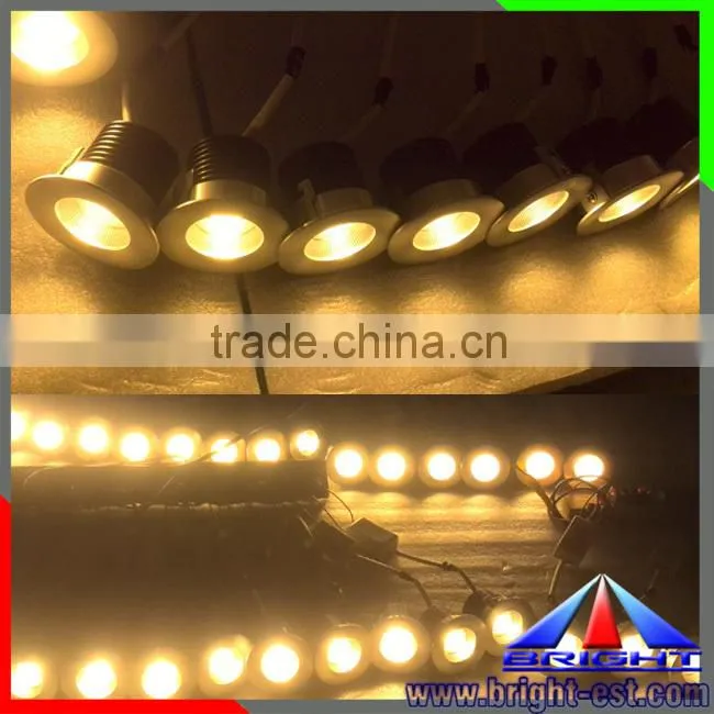 IP50 7W COB LED Downlight with Alluminum Alloy Body and 60degree Beam angle Len