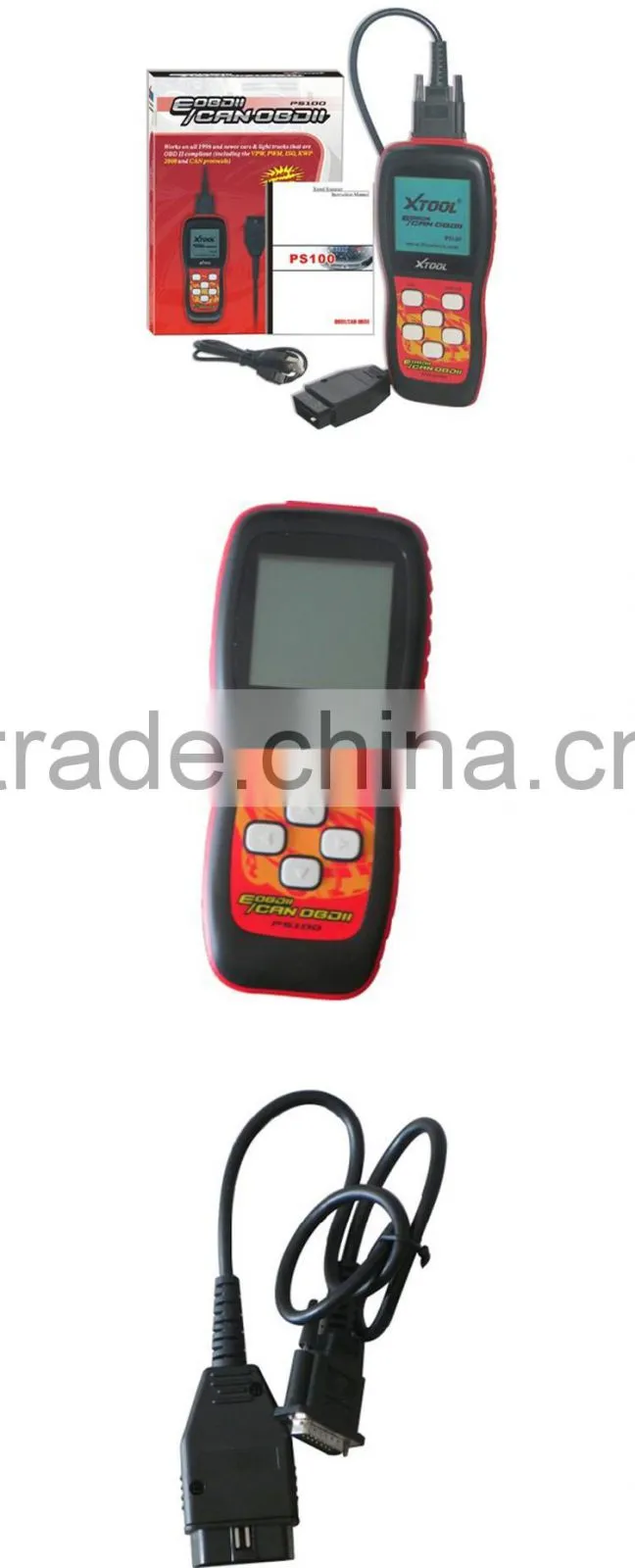 Auto scanner Origianl Xtool PS100 scanner Free Update Via Internet Multi-language XTOOL PS100 Scanner