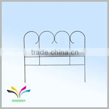 Garden decoration modern sturdy cheap portable welded garden metal fence