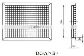 eggcrate metal mesh grill