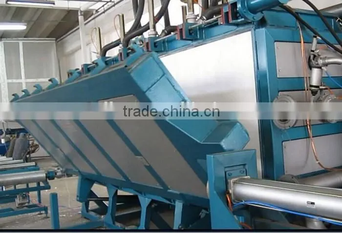 Air cooling eps foam construction blocks making machine