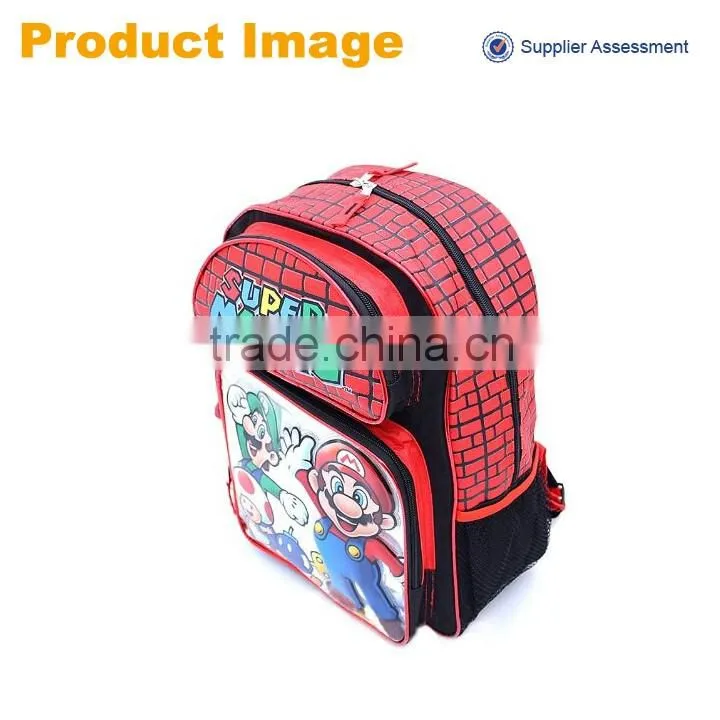 2016 China supplier wholesale new design cartoon child school bag