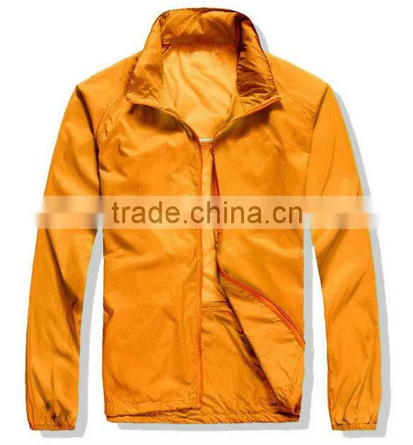 windbreaker jacket 100 polyester with bag