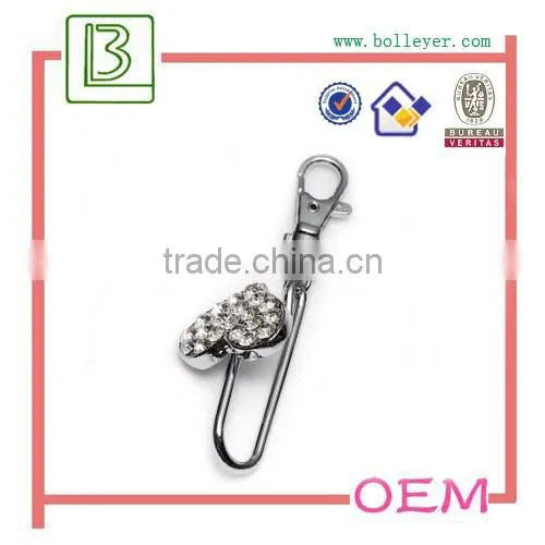 silver metal keychain findings ring