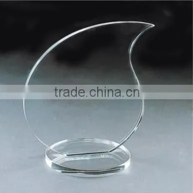2015 new K9 clear glass trophy crystal blank