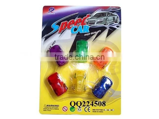 2016 6PCS Plastic mini Car Pull Back Car Promotional Gifts Small Toy Car Mini toy car