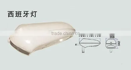 high strength compact stucture smooth profile street light