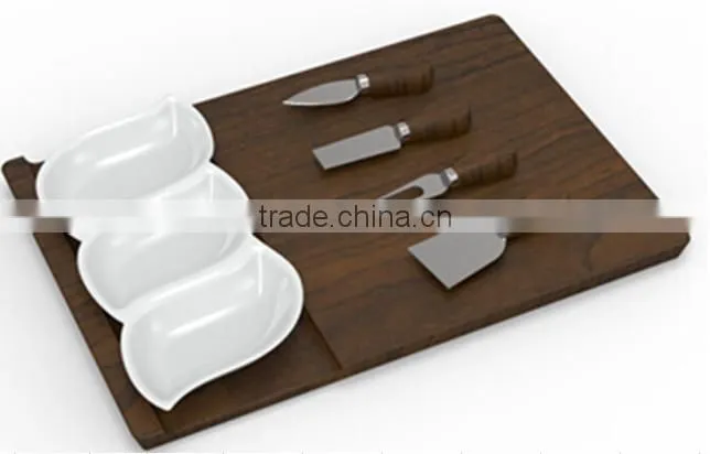 New style fashion Snack plate(plate/tray/knives)