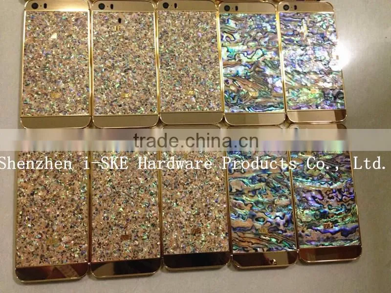 New product from China manufacturer for iPhone 5se gold plating housing