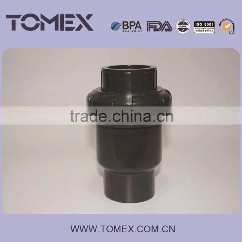 2016 made in China manufacturing high quality pn16 pvc ball check valve dn32