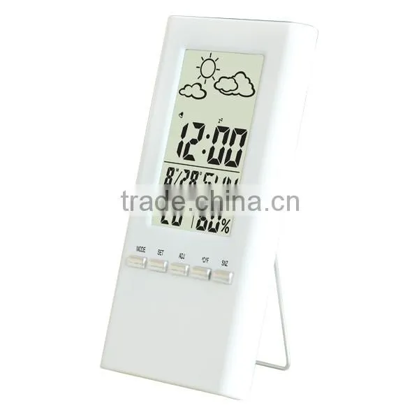 Outdoor digital Weather Station With Temperature/Humidity Clock