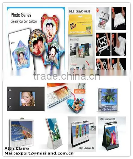 Inkjet Metallic Film, Inkjet gold/silver film, 125um, PET material, for inkjet printers
