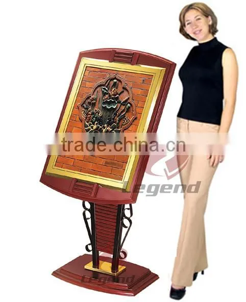 Floor Standing Sign Stand Menu sign bracket manufacturer