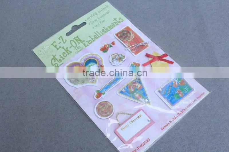 3D Triple Layer Felt Easter Stickers