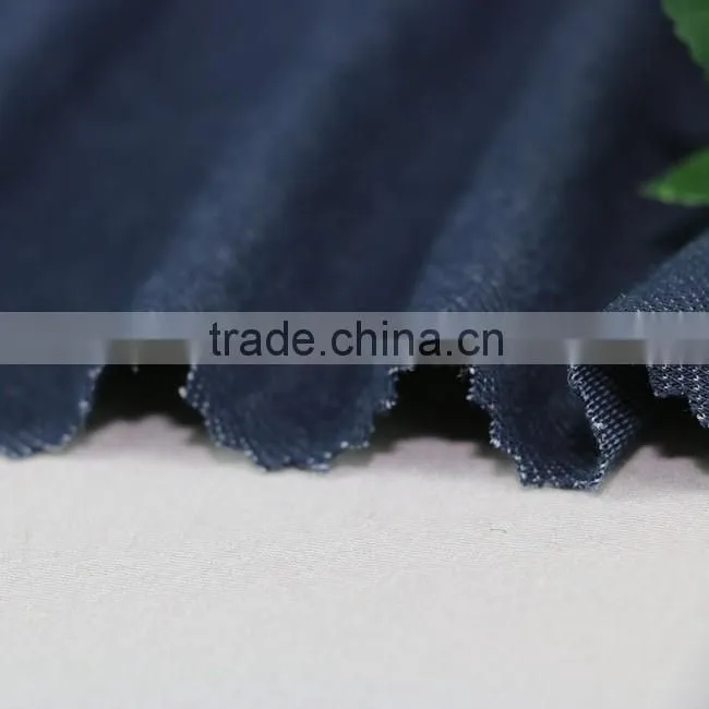 polyester spandex stretch denim fabric denim jean knit denim