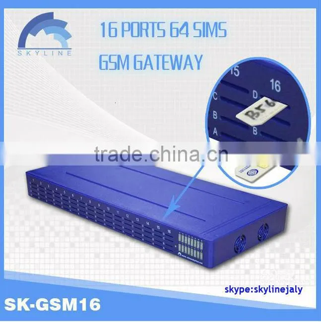 16 ports sms devcie internet sim server 32 ports sms gateway 4 sim cards per port