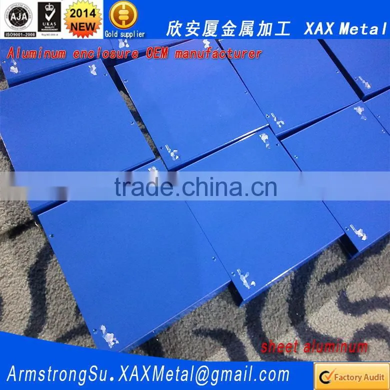 1XAX01Alu OEM ODM customized laser cut bend weld sheet aluminum 5052 6061 GB/T 3880-2006 enclosure