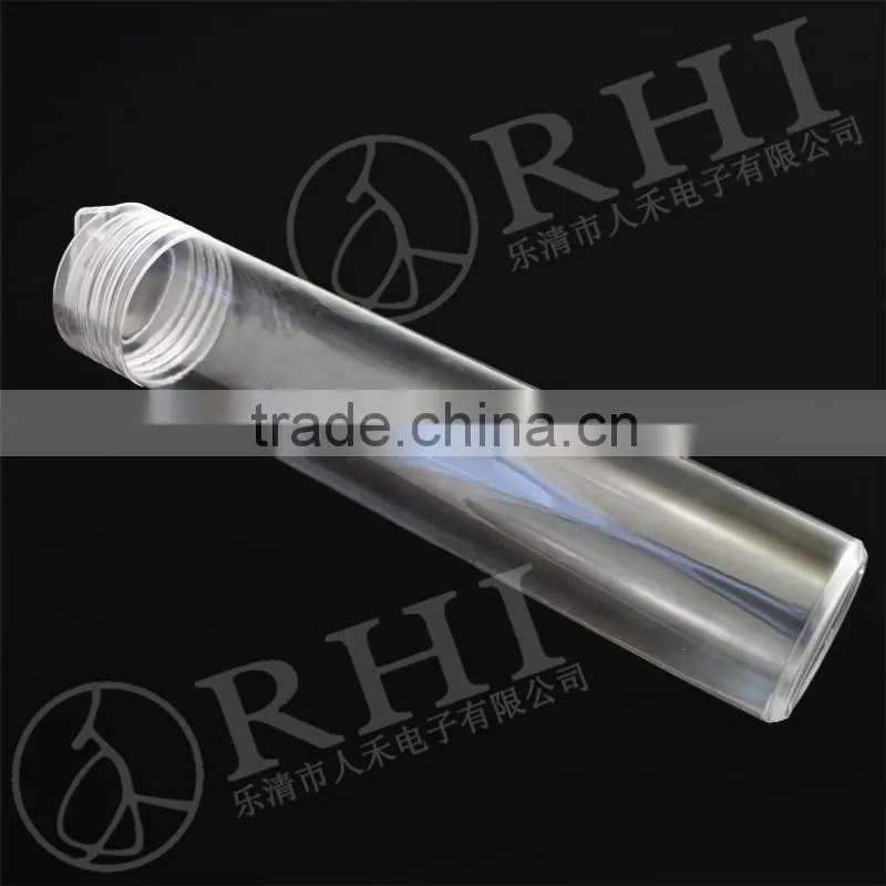 Clear tube , clear plastic tubing for packing, plastic tube packaging