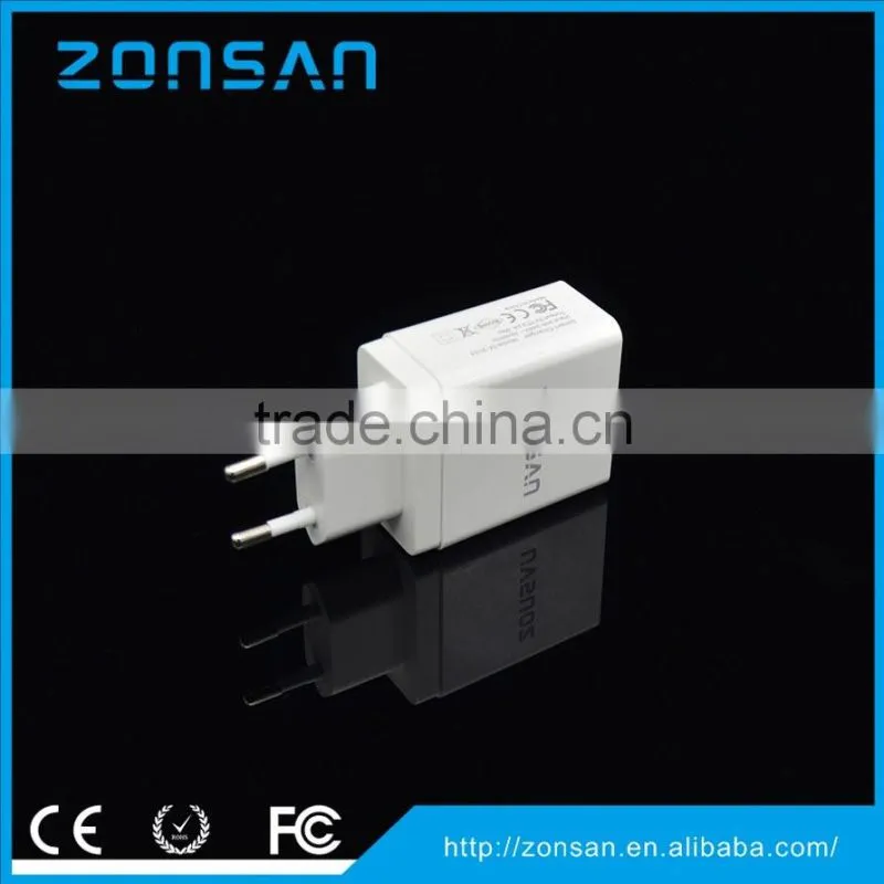 5V 3.1A dual port travel charger, usb wall charger oem