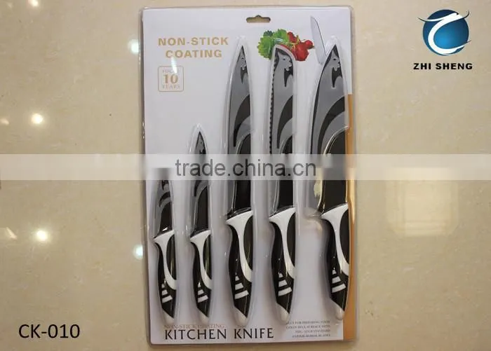 Plastic handle kitchen knife