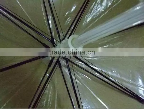 promotion LED magical shaft both sexes transparent umbrella