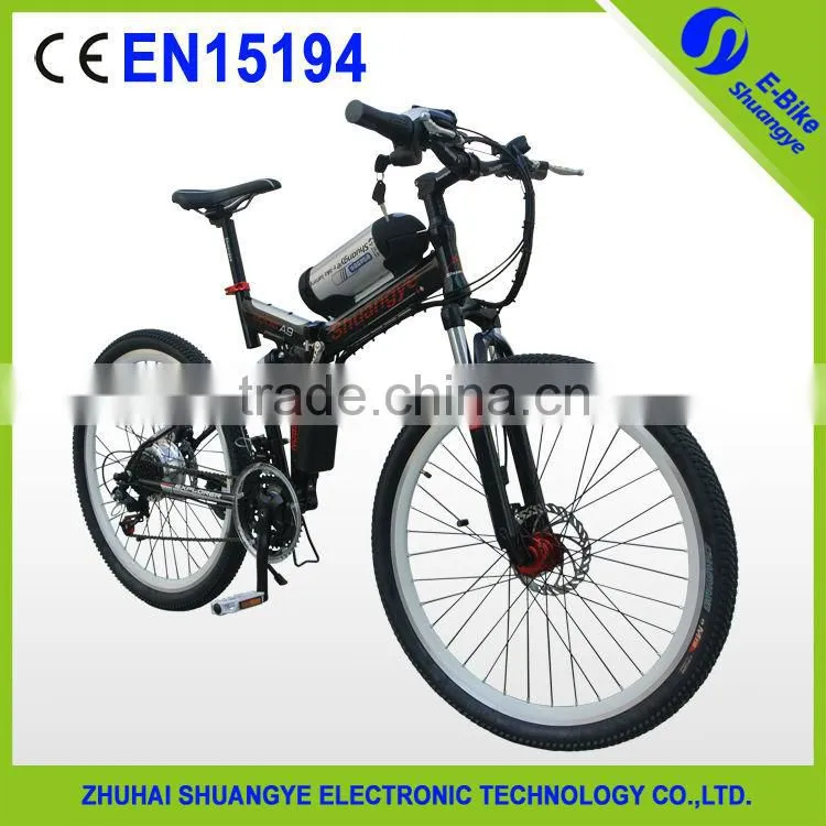 Trendy design 26" electric folding bicycle mountain bicycle