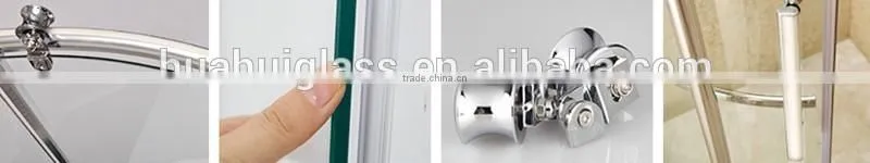 90*90 100*100 framed sliding glass arc shower screens