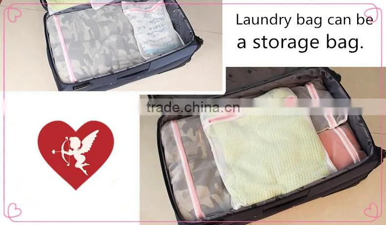 WF-X1: MuJia wholesale coarse mesh and fine mesh laundry bag , laundry bag, dirty laundry bag for travel, net storage bag