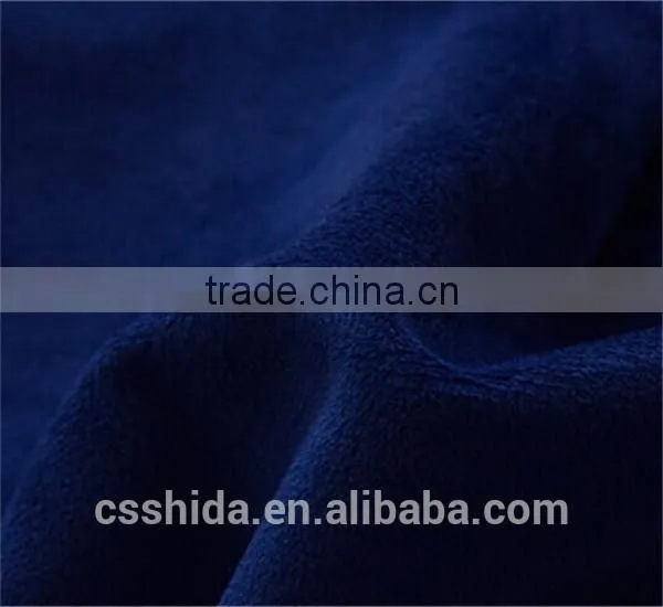 polyester single side yarn dyed brushed sofa velvet fabric