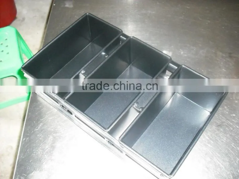 2016 HOT type Aluminum alloy toast box with 5pcs