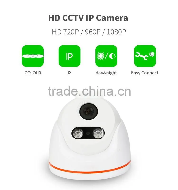Vitevision low price IR long range 50m night vision network IP camera dome