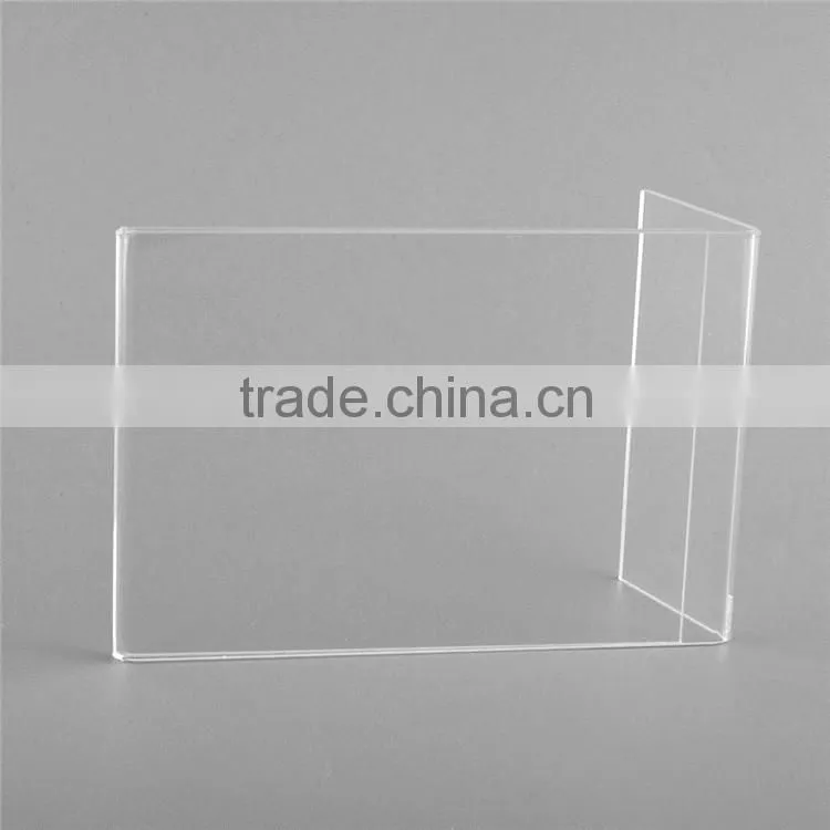 Acrylic stand menu holder, restaurant menu holder 5x6, plastic menu holder