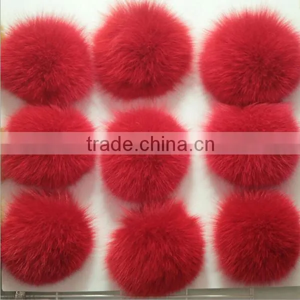 Wholesale real Pon pom fox fur