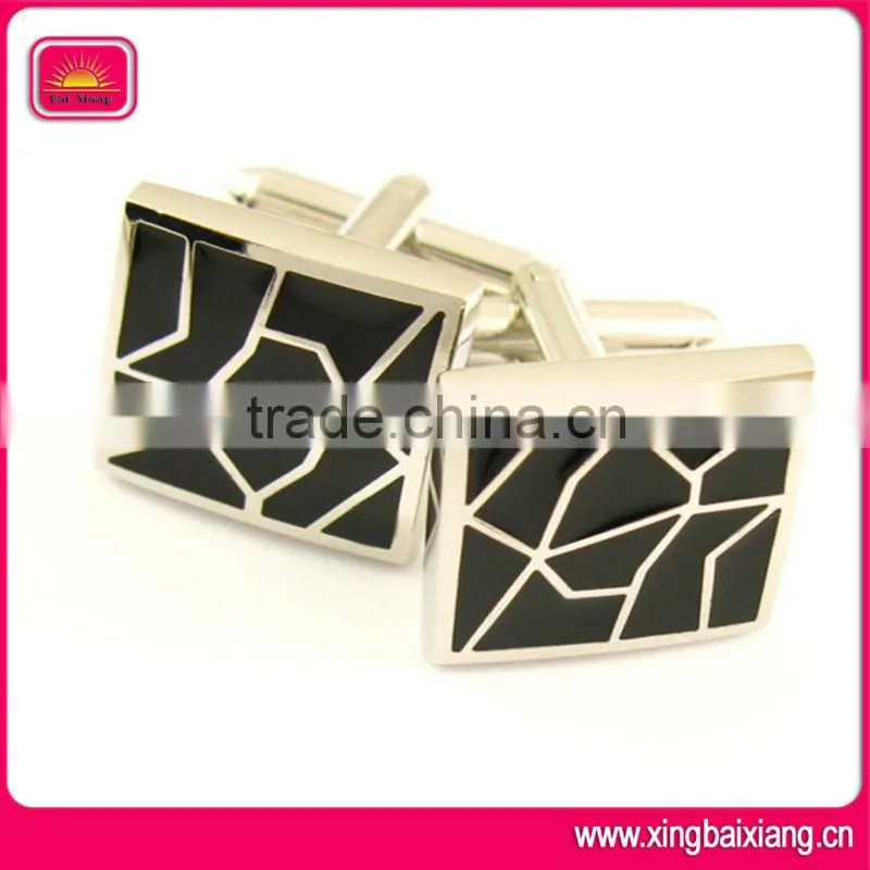 New design promotional custom bean shape cuff button