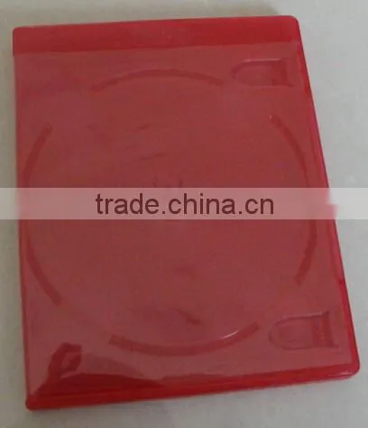 11mm bluray dvd case Red double with Print Blu-ray logo